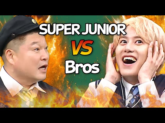 [Knowing Bros] ＂Stop talking and show yourself＂ SUPER JUNIOR vs Bros 🔥 And the winner is...