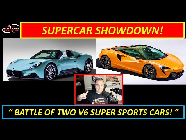 Supercar Showdown!  Maserati MC20 vs McLaren Artura!  #maserati #mclaren #supercars #sportscar