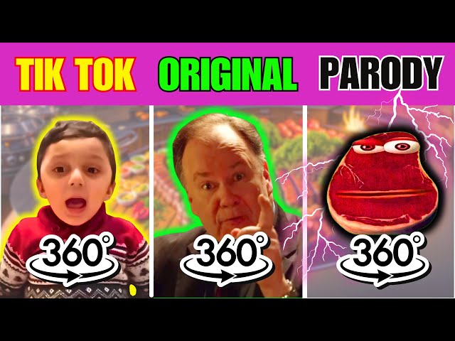 Who Is it Better? 360 Degree VR 🔥 e e ei I'm on vacation 🤔 Tik Tok vs Original vs Parody