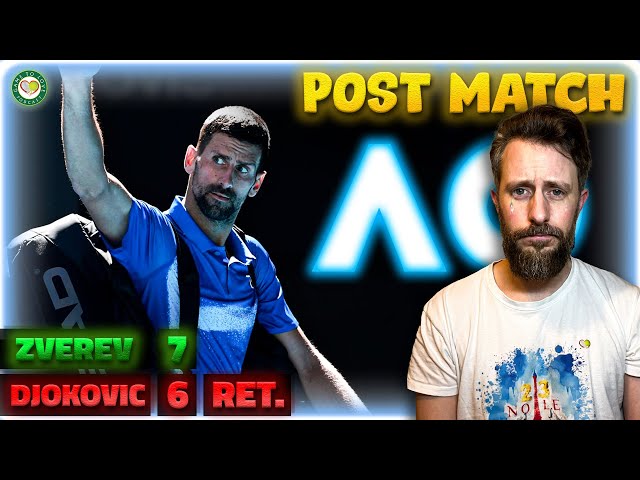 Djokovic RETIRES after 1st Set 😭 | Australian Open 2025 | Semi Final Post Match Reaction