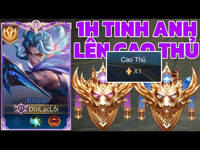 1 Tiếng 2 Phút ( Rank Đơn ) Từ Tinh Anh Lên Cao Thủ Đầu Mùa Cực Căng Của Onekill