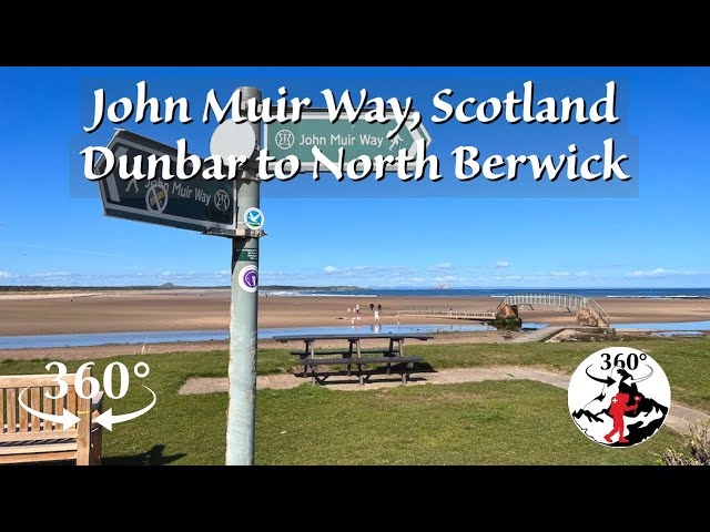 Hiking through the John Muir Park on the John Muir Way in Scotland Day 1.3 (360 degree VR Videos)