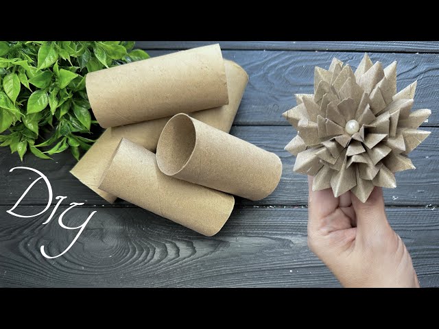 Easy Recycling Craft Idea Paper Decoration DIY Paper Rolls