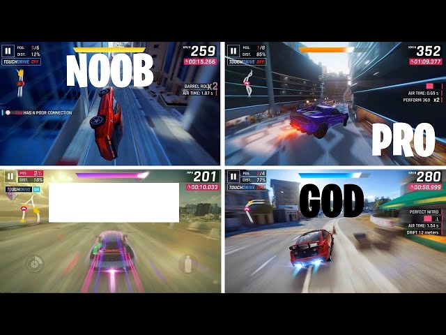 ASPHALT 9 LEGENDS - NOOB VS PRO VS GOD PT - 5