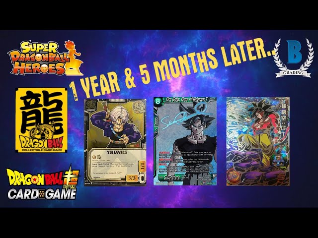 NEVER USING BGS GRADING EVER AGAIN DRAGON BALL SUPER CARD GAME