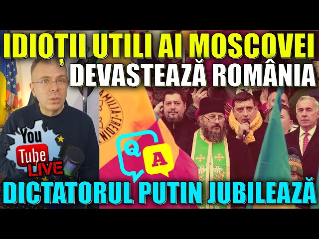 Live Q&A Mobil.  România este grav destabilizată, Putin jubilează. Manipulare prin whataboutism