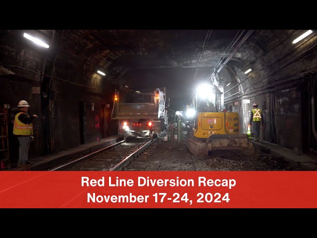 Red Line Diversion Recap - November 17-24, 2024