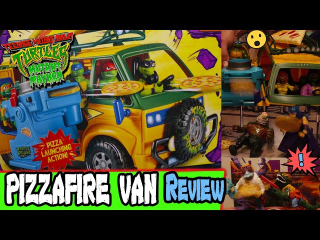 Teenage Mutant Ninja Turtles Mutant Mayhem Movie | Pizzafire Van Review