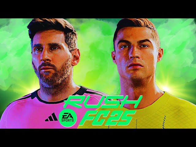 EA FC 25 RUSH - AL NASSR VS INTER MIAMI l CR7 - MESSI l GAMEPLAY PS5