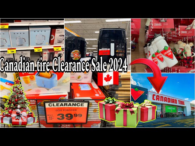 Christmas Tree 🎄& Gifts at Canadian Tire in Canada |  Decor Ideas & Clearance Sale 2024