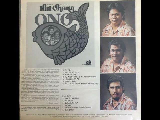 Hui Ohana Ono LP Side One complete