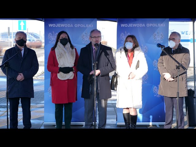 Minister zdrowia zachęcał w Opolu do szczepień przeciwko COVID-19 (10.12.2021)