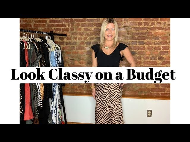 Look Classy On a Budget