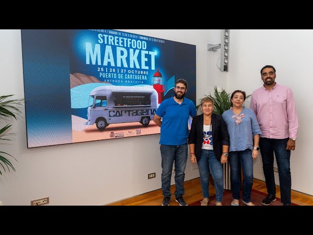 Catorce 'food truck' participarán en el primer Street Food Market de Cartagena