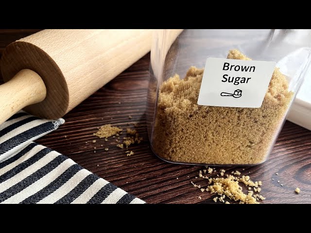 HOW TO MAKE BROWN SUGAR at Home! 2 ingredients