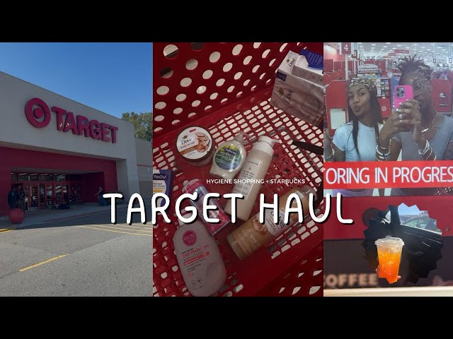 come hygiene shopping with me🫧! Target haul + Starbucks