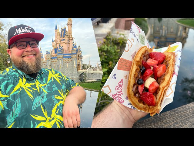 Disney’s Magic Kingdom | Nutella Fruit Waffle & Enchanted Tales with Belle | Walt Disney World