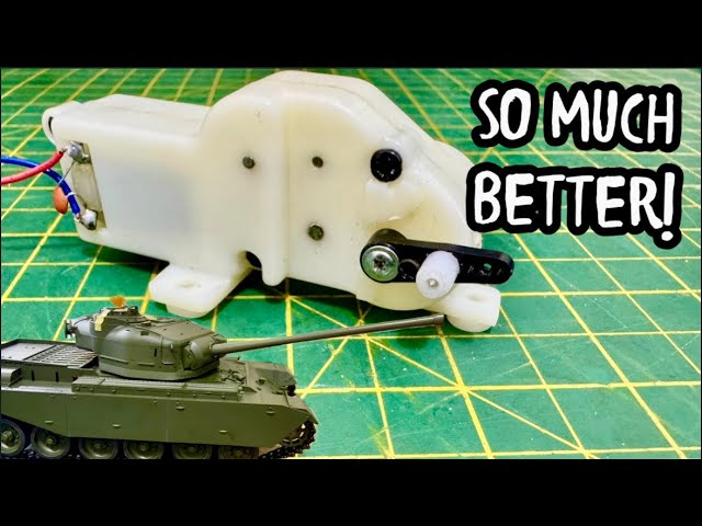 RC TANK, HENG LONG, TONGDE, HAYA ELEVATION UNIT MOD & IMPROVED GUN TRAVEL. HAYA CENTURION BUILD Pt 3