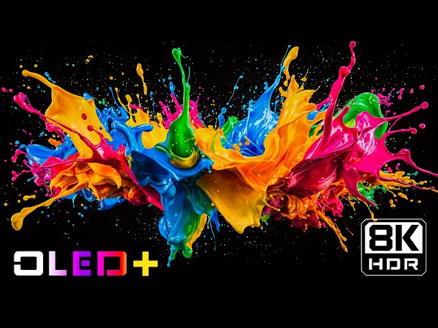 BEST OF OLED - Spectacular Paint Colorful in 8K HDR | Dolby Vision™