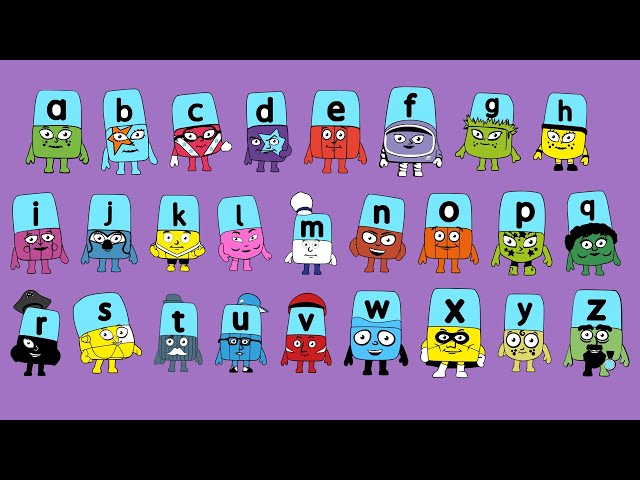 Small Numberblocks: Learning A to Z | Fun ABC Alphabet Songs and Phonics for Kids