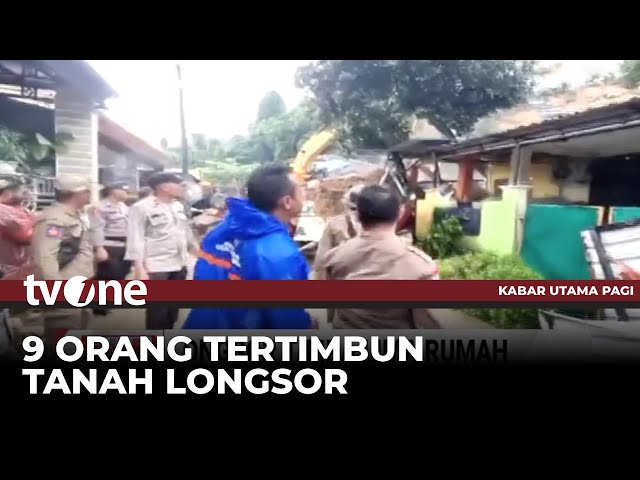 Longsor Timpa 5 Rumah Warga di Batam, Dua Meninggal Dunia | Kabar Utama Pagi tvOne