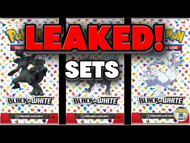 NEW Black and White Pokemon TCG Sets Leaked for 2025!