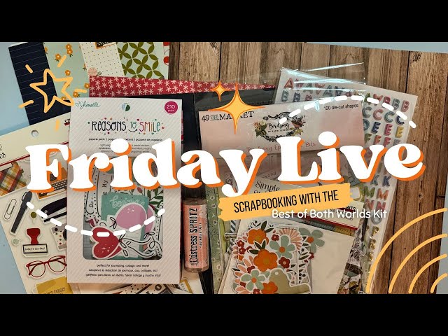 LIVE: 12x12 Scrapping and SELPHY app discovery - Jan 2025 Best of Both Worlds Scrapbooking