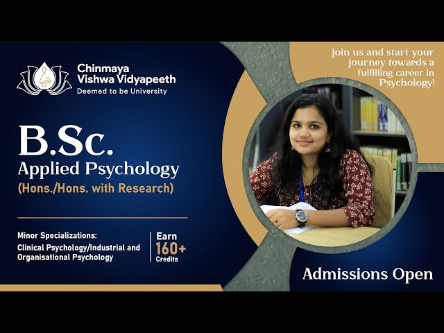 Introduction to B.Sc. Applied Psychology (Hons. /Hons. with Research)