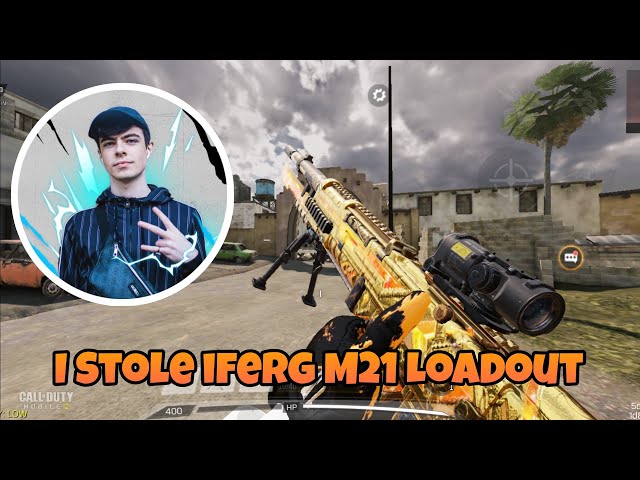 I Stole @iFerg M21-EBR Loadout 😝 || Flyshot #codm #codmobile #codmobileclips