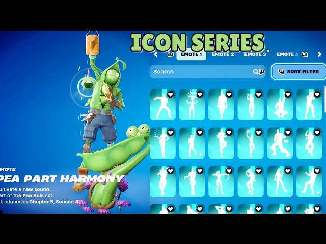 [110+] ICON SERIES EMOTES & TIKTOK DANCES IN FORTNITE! (PEABODY)