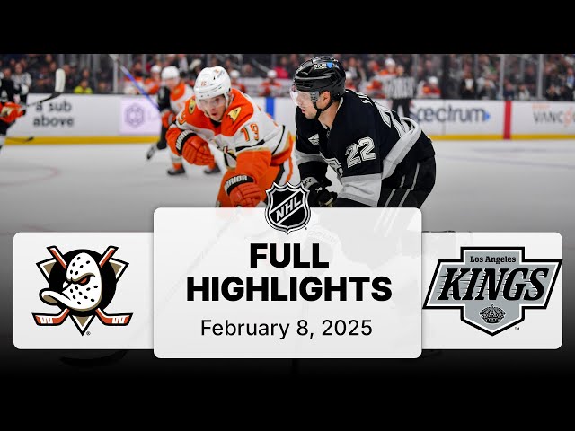 NHL Highlights | Ducks vs. Kings - February 8, 2025