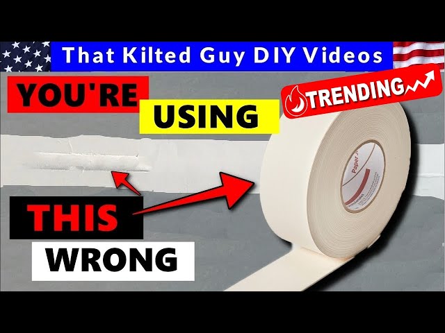 You're Taping Your Drywall WRONG, and THIS is why it FAILS!