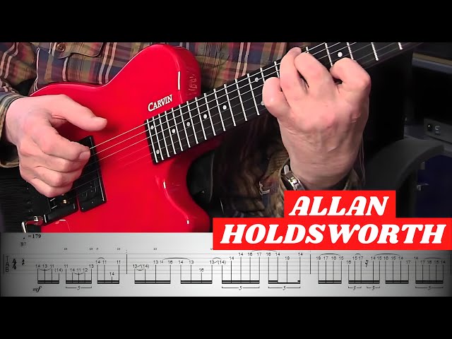 The LEGATO KING Who Left Shredders in the Dust!!! ALLAN HOLDSWORTH