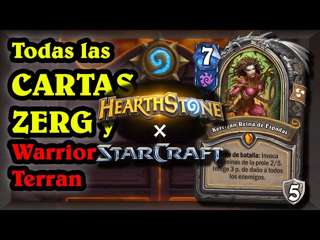 Las Cartas ZERG y Guerrero TERRAN [Hearthstone x Starcraft MiniSet]