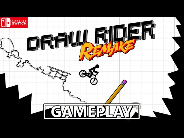 Draw Rider Remake Nintendo Switch Gameplay