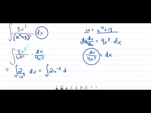 Antiderivatives U Substitution