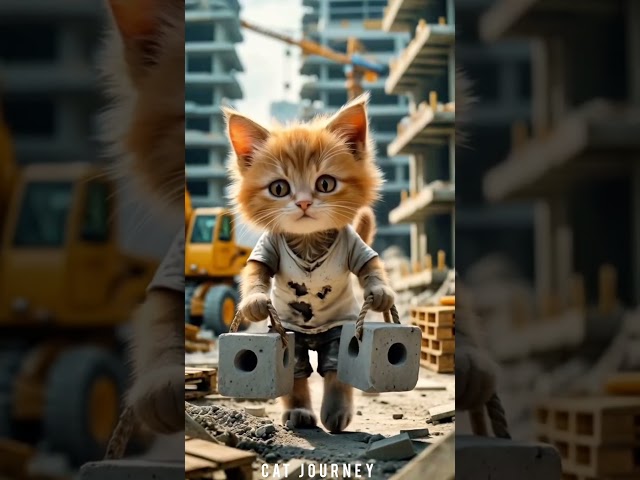 Poor Cat Was Mocked For Playing With Old Toys In The Landfill#shortfeed#catworld#workingcats#Hmminds