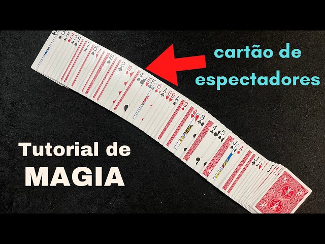 Tutorial de truque de mágica autônomo - Como encontrar uma carta selecionada em um baralho misturado