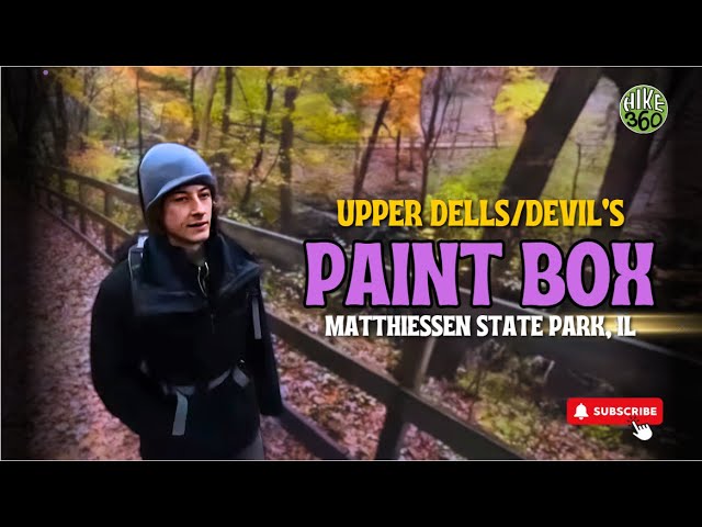 Matthiessen State Park, IL - Upper Dells/Devil's Paint Box (Hike 360° VR Video)