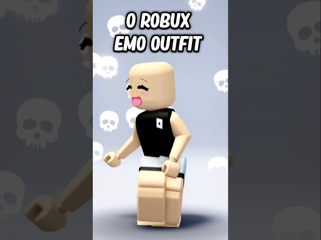 FREE EMO OUTFIT! #roblox #robux #shorts