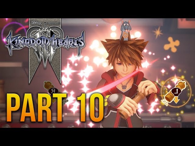 Kingdom Hearts 3 - PART 10 - Sora Becomes a World Class Chef! (Twilight Town)