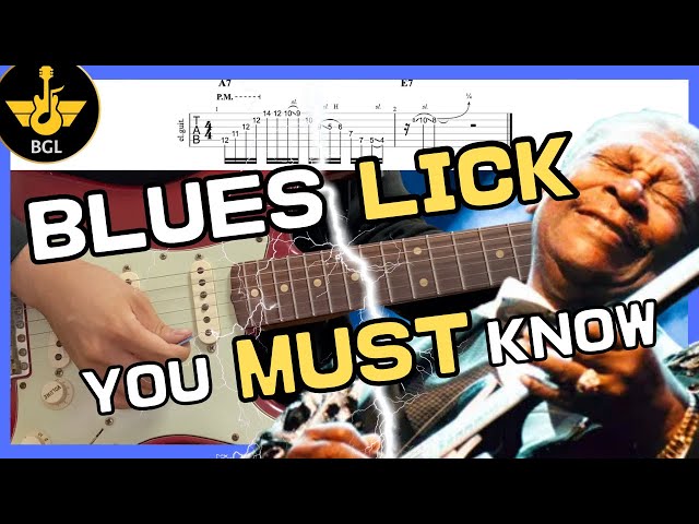 [Tabs]Blues lick of the week from Blues Guitar Lab Library/Tension Arpeggio Lick