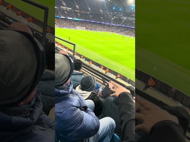 Man City fans sing your going down with united to West Ham