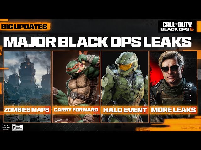 New MAJOR Black Ops 6 Content Update LEAKS! (Halo, Carry Forward, & New Zombies DLC)