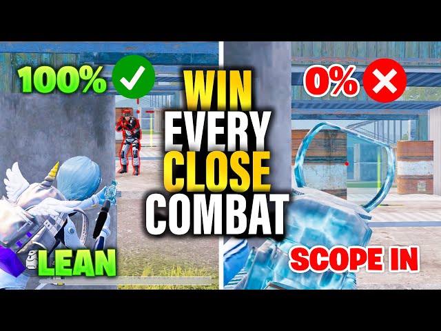 Top 3 Close Range Invisible Peek Tricks🔥 Dodge Bullets | Chinese Pro Tips | PUBG MOBILE