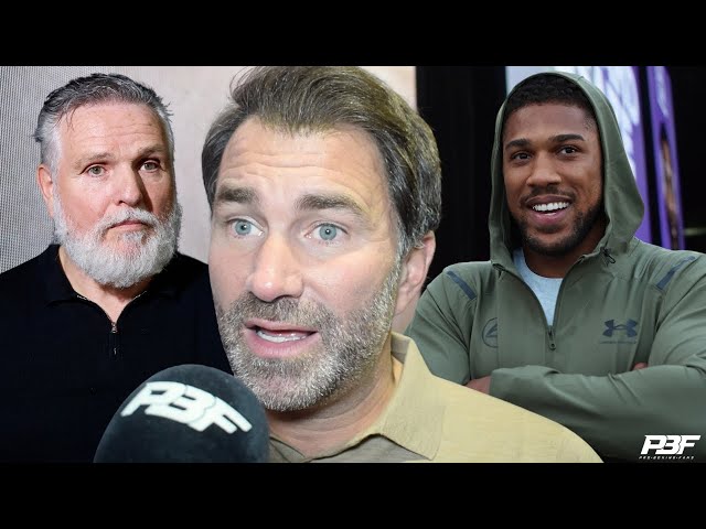 EDDIE HEARN RESPONDS TO PETER FURY COMMENTS ON ANTHONY JOSHUA POTENTIAL FIGHT WITH DEONTAY WILDER