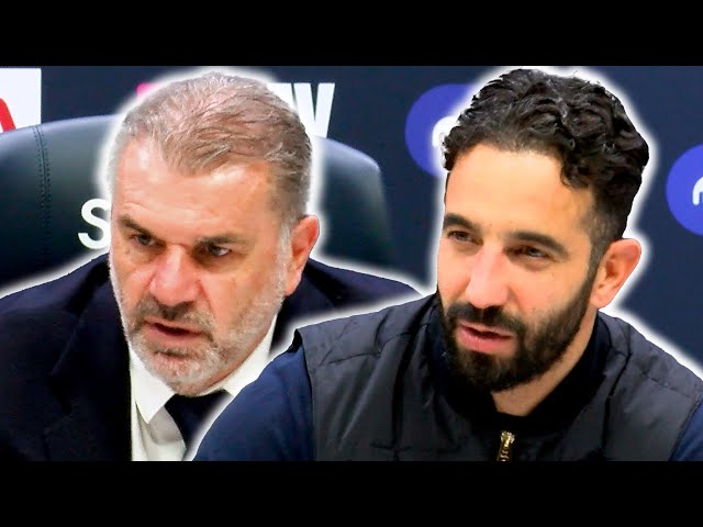 🔴 LIVE | Ruben Amorim and Ange Postecoglou post-match press conference | Tottenham 4-3 Man Utd