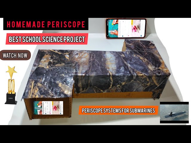 how to make periscope | science project peris cope model for school project