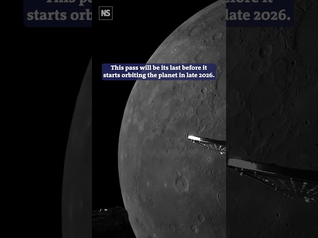 ESA release BepiColombo time lapse of Mercury's surface