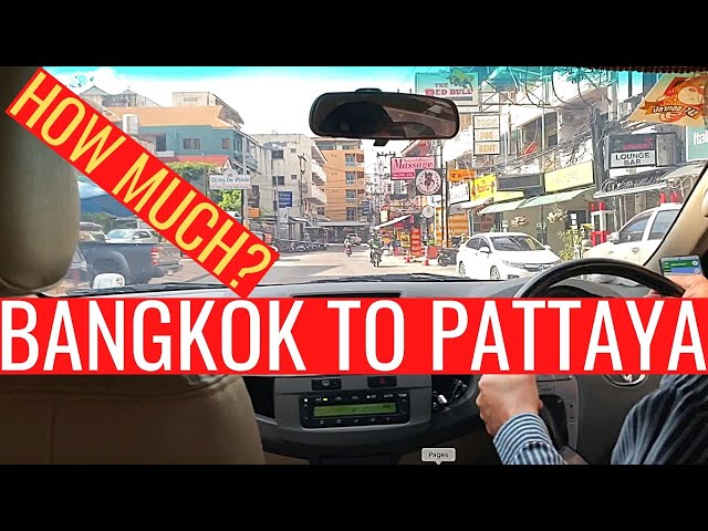 HOW TO TRAVEL FROM BANGKOK TO PATTAYA THAILAND!